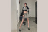 untitlab black trainer shoes AW21 AW1211403